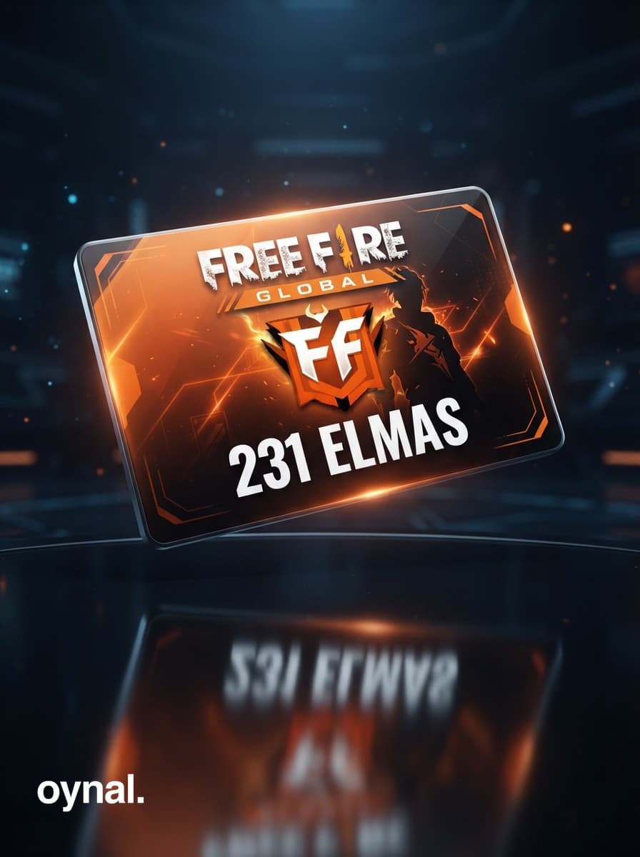 Free Fire Global 231 Elmas