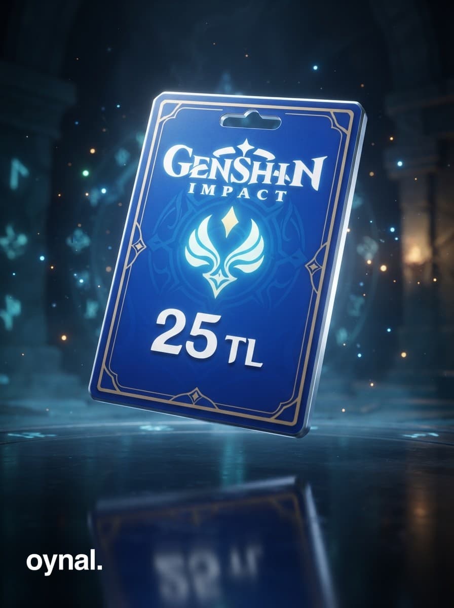 Genshin Impact 25 TL Google Play Hediye Kartı