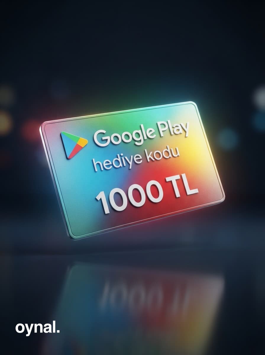 Google Play hediye kodu 1000 TL