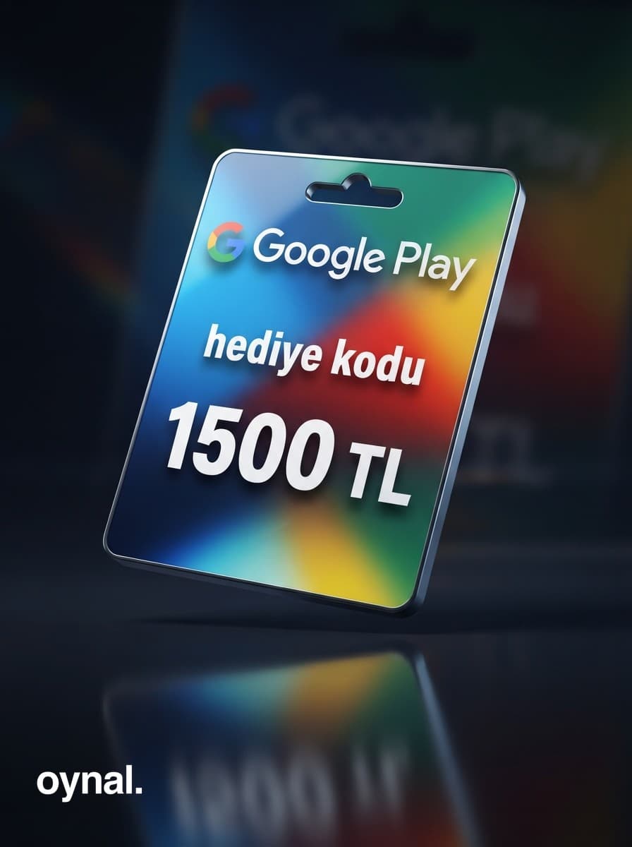 Google Play hediye kodu 1500 TL