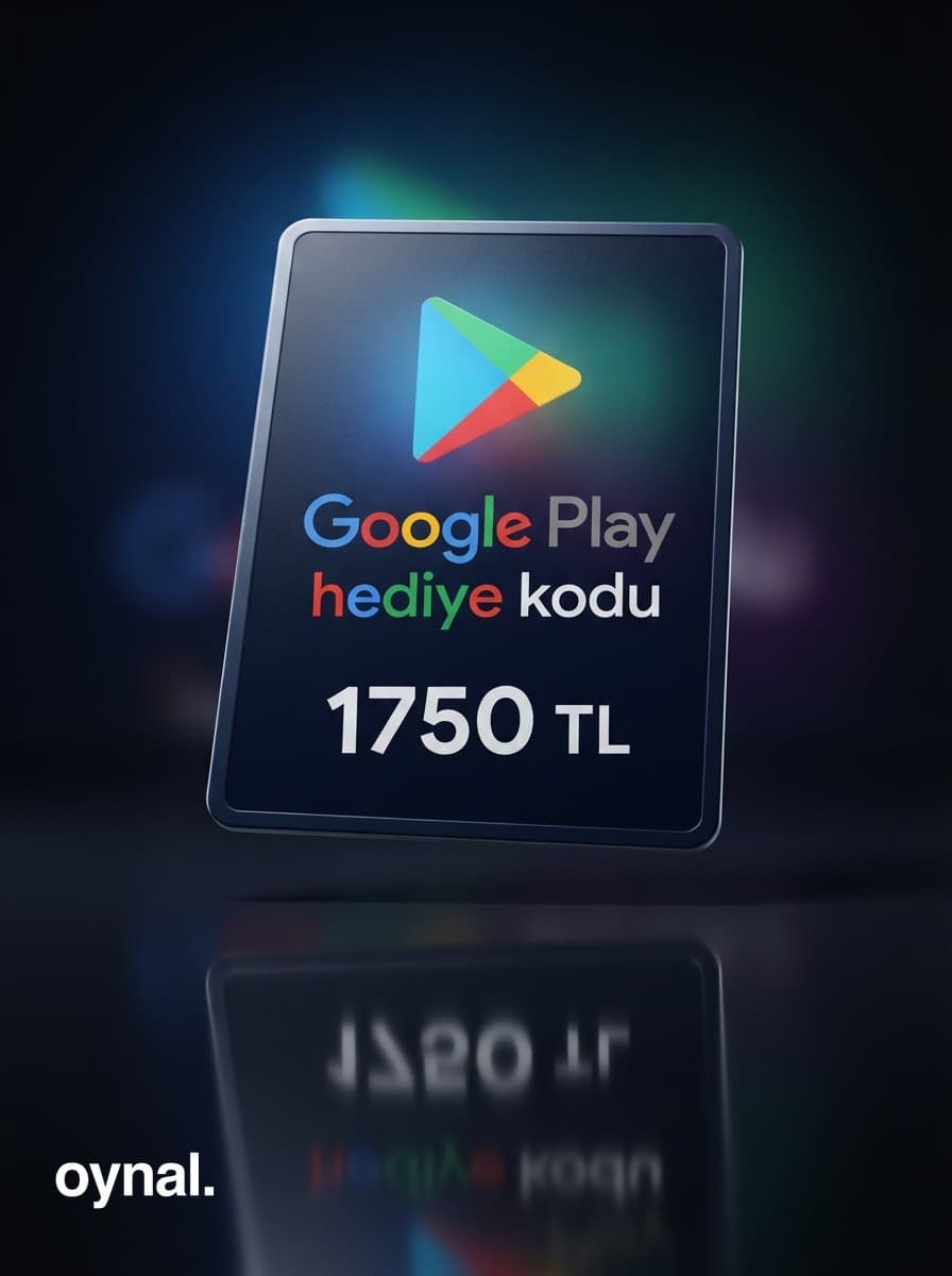 Google Play hediye kodu 1750 TL