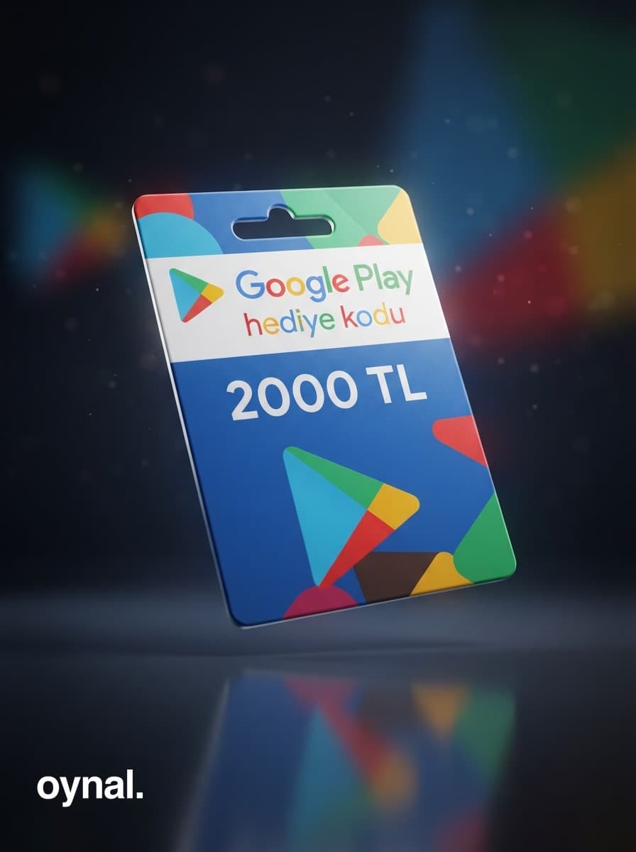 Google Play hediye kodu 2000 TL