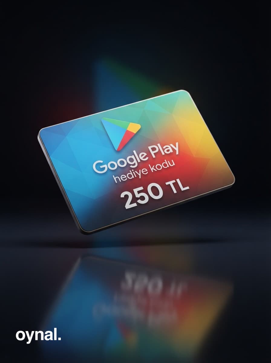 Google Play hediye kodu 250 TL