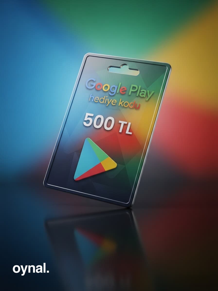 Google Play hediye kodu 500 TL