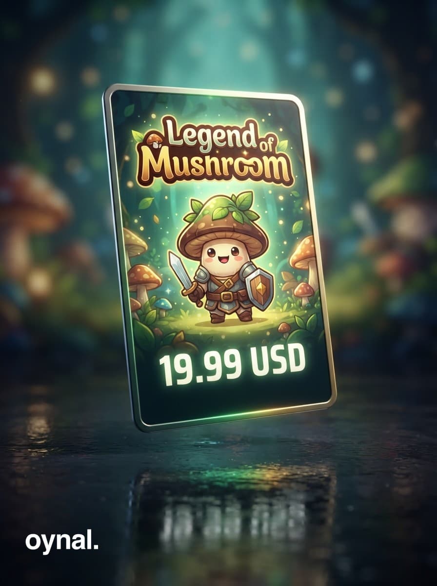 Legend of Mushroom 19.99 USD Gems + 400 Elmas