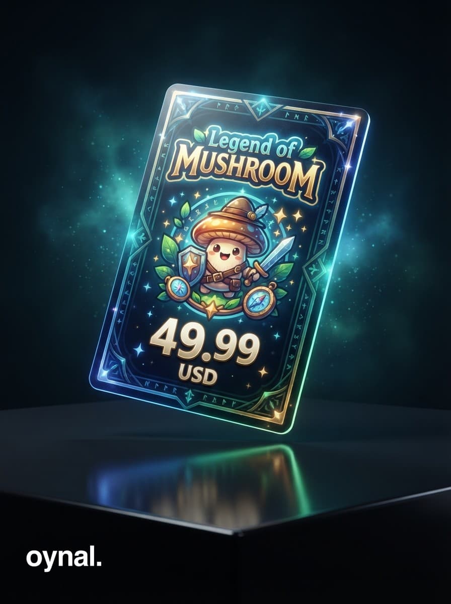 Legend of Mushroom 49.99 USD Gems + 1000 Elmas