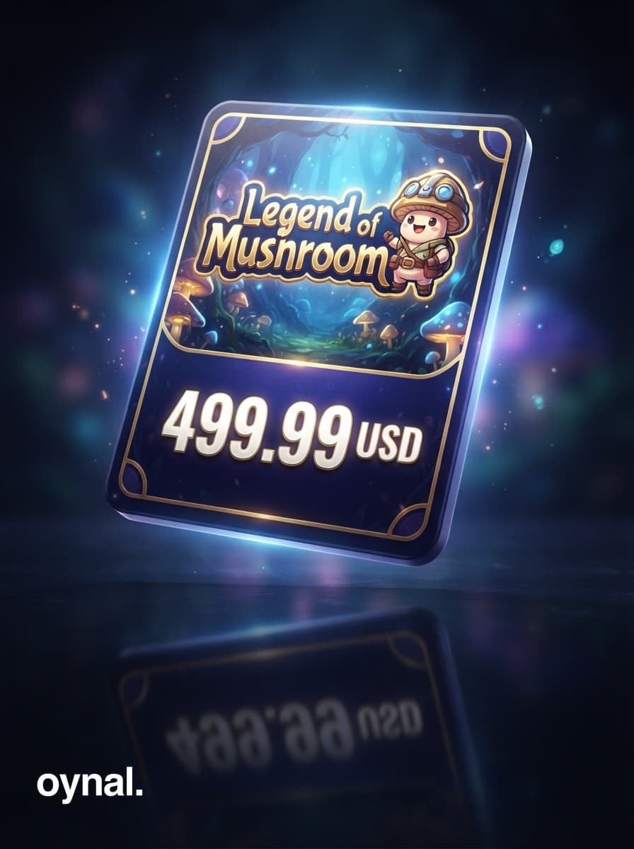 Legend of Mushroom 499.99 USD Gems + 10000 Elmas
