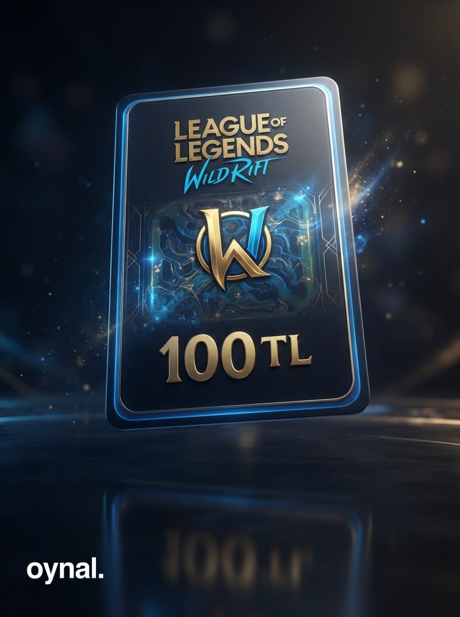 Lol: Wild Rift Google Play 100 TL Hediye Kartı
