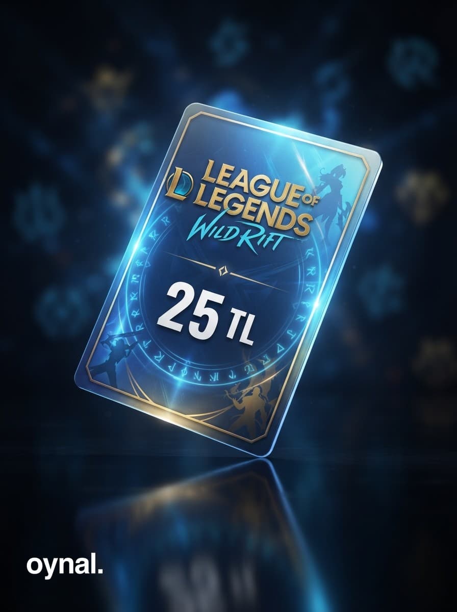 Lol: Wild Rift Google Play 25 TL Hediye Kartı
