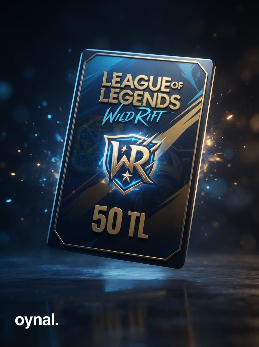 Lol: Wild Rift Google Play 50 TL Hediye Kartı