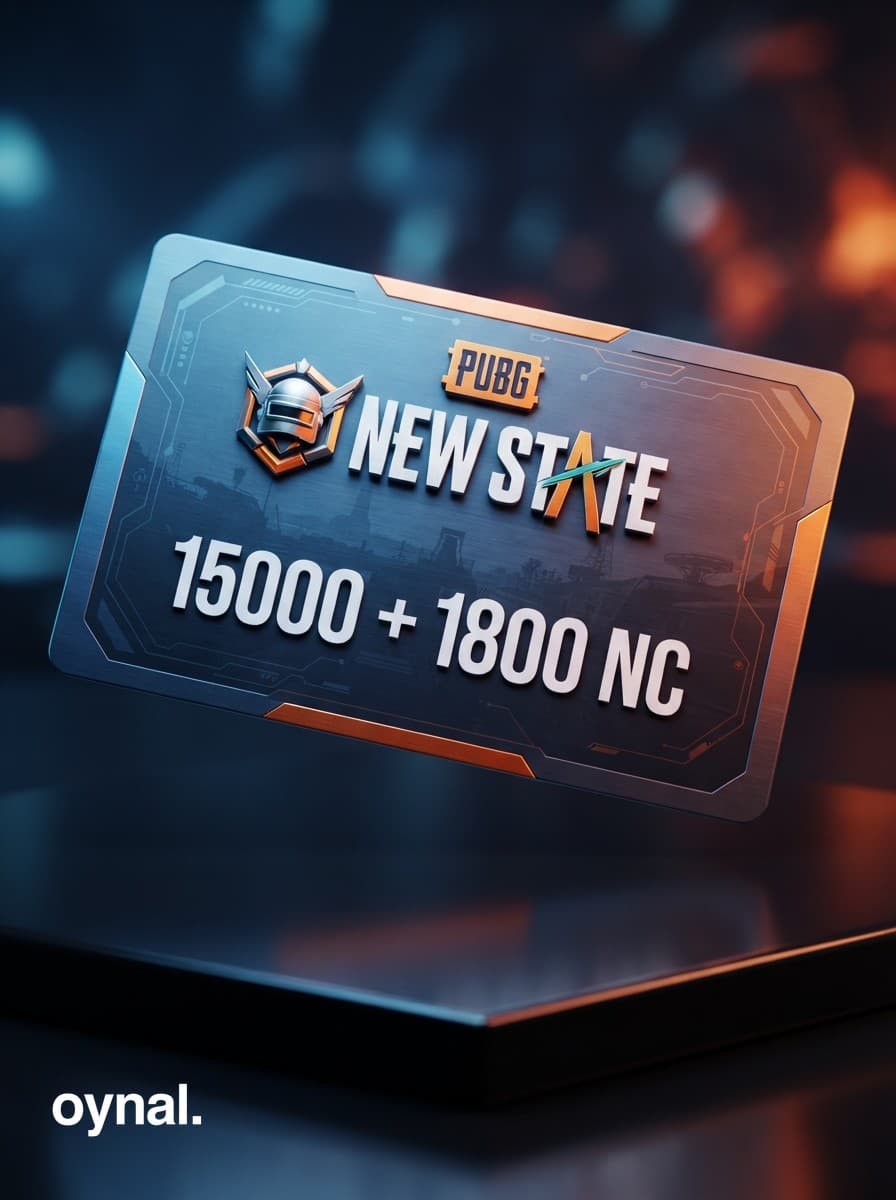 Pubg New State 15000 + 1800 NC